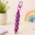Handmade Fidget Keyring – Bag Charm Fidget with Polymer Clay Beads – Colourful Sensory Keyring UK – Lightweight Everyday Carry