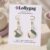 Treasure Drift Shell Earrings with Soft Coastal Tones and Faux Pearl Detail