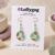 Tidal Spiral Earrings Handmade Coastal Polymer Clay Earrings UK