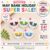 Heart Stud Earrings – Handmade Polymer Clay Studs in Bright Colourways