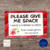 Chronic Illness Awareness Badge – “Please Give Me Space” (Sublimated Aluminium)
