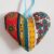 Vintage Floral Hanging Heart Decoration – Handmade Cotton Gift