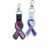 Warrior Survivor Awareness Ribbon Keyring – Strength And Courage Gift