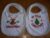 Baby’s First Christmas Embroidered Bibs