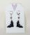 Chic Resin Bat Earrings with Crystal Bead Accents