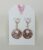 Circle Shaped Resin Earrings