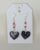 Heart Shaped Resin Earrings