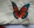 Exquisite Embroidered Butterfly for Bags and Cushion Covers