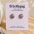 Bloomsbury Daybreak Studs – Pale Blue and Cream Floral Polymer Clay Earrings, Lightweight Everyday Studs Handmade in Sheffield