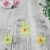 Exquisite Yellow and Orange Flower Embroidered Necklace & Earring Set