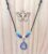 Boho Blue & Turquoise Teardrop Necklace