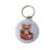 Fawn Chihuahua Keyring in Heart-Decorated Red Box