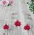 Elegant Red Roses Necklace & Earring Set – Freestanding Lace Embroidery
