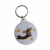 Adorable Dachshund Keyring Chasing Yellow Butterflies