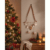 Rustic Christmas Wall Hanging Decoration with handmade Stag, Baubles, birds and pinecones