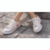 Custom designed Hand embroidered/Hand decorated White Canvas Pumps