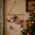 Rustic Christmas Birds and Baubles Wall Hanging Decoration