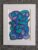 Blue-Purple Pattern Flow, Modern Abstract Art with Organic Shapes in Blue and Purple Tones