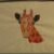 Elegant Giraffe Head Shot Machine Embroidery for Tote Bags, Cushion Covers, and Unframed Art