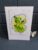 Hand-painted watercolour botanical greeting card – green seedheads