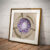 Deluxe Stained Glass Effect Rose Window Astrology Chart – Customisable Colours