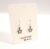 Hollow Star Silver Earrings on 925 Silver Wires