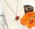 Sterling Silver Jasper Necklace in 12mm Crown Tray – slight flaw on reverse (Reduced Price)